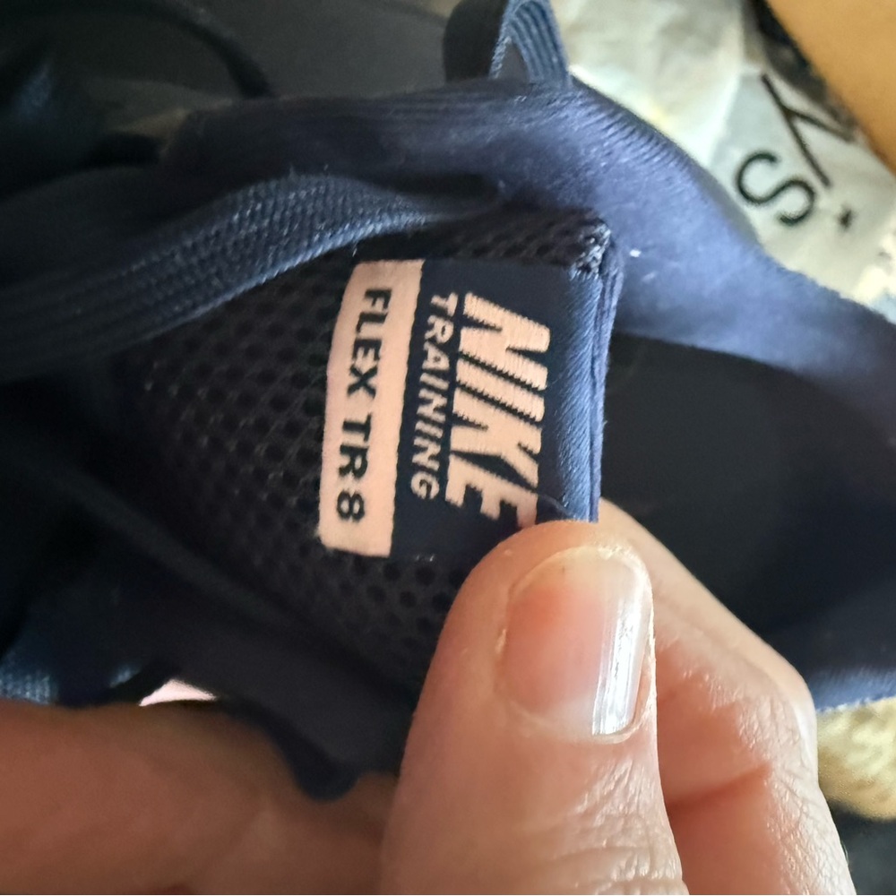 Nike Training Flex TR8  Navy Coral  Running Shoes wms 9 - Picture 6 of 6